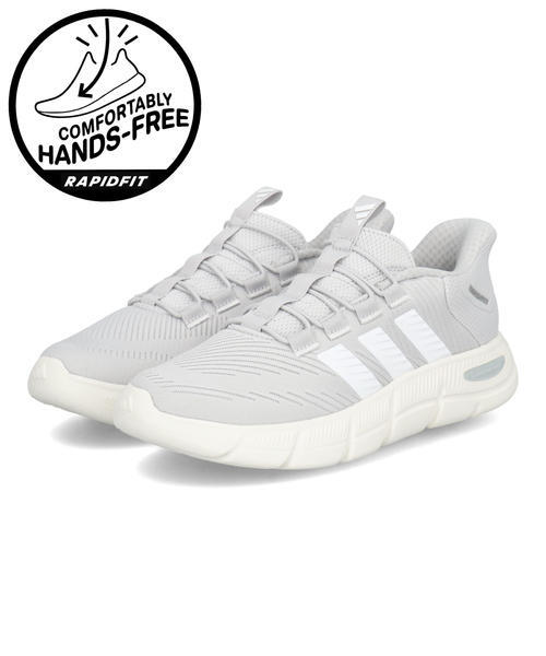 adidas �A�f�B�_�X CF FLEX RAPIDFIT WIDE ���f�B�[�X�V���[�Y(CF�t���b�N�X���s�b�h�t�B�b�g) HP7003 �_�b�V���O���[/�t�b�g�E�F�A�z���C�g/���C�g�O���[ �X�j