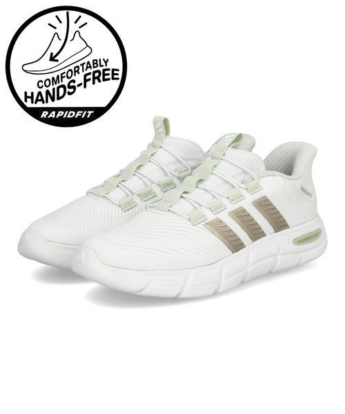 adidas �A�f�B�_�X CF FLEX RAPIDFIT WIDE ���f�B�[�X�V���[�Y(CF�t���b�N�X���s�b�h�t�B�b�g) KJ4708 �t�b�g�E�F�A�z���C�g/�T�C�o�[���^���b�N �X�j�[�J�[ ��