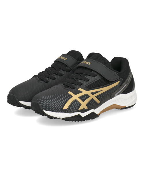 ASICS KIDS LAZERBEAM �A�V�b�N�X ���[�U�[�r�[�� SL-MG WIDE�y�y��/���L3E�z�X�s�[�h���f�� �L�b�Y�V���[�Y �^���� 1154A232 001 �u���b�N/�s���A�S�[���h �X�j