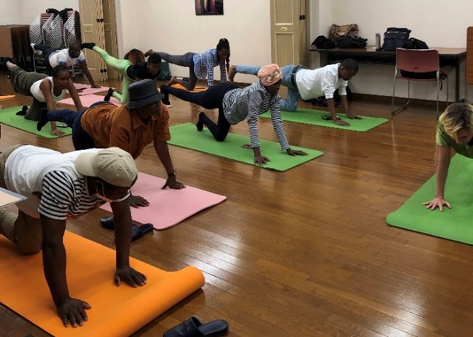 ヨガでリラクゼーション