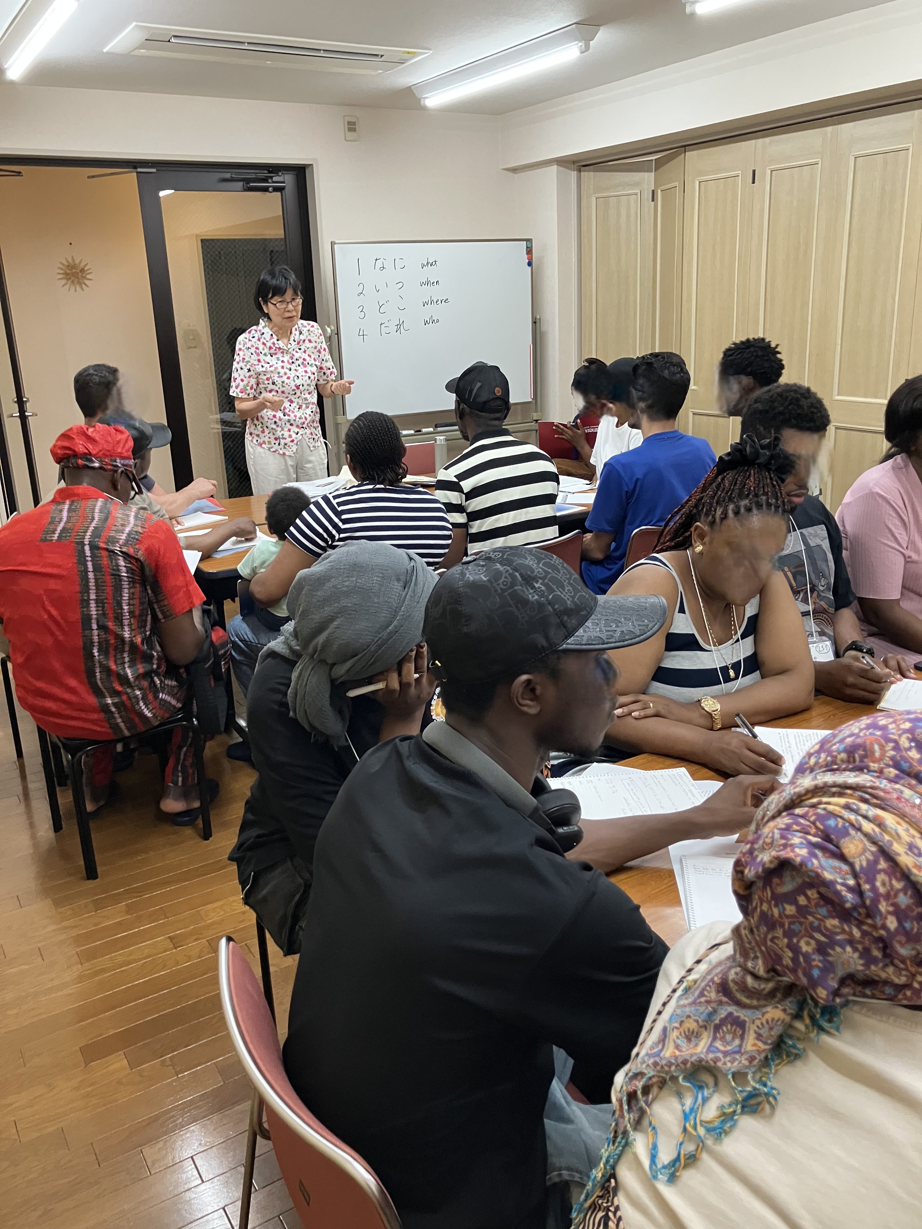 日本語教室での一コマ