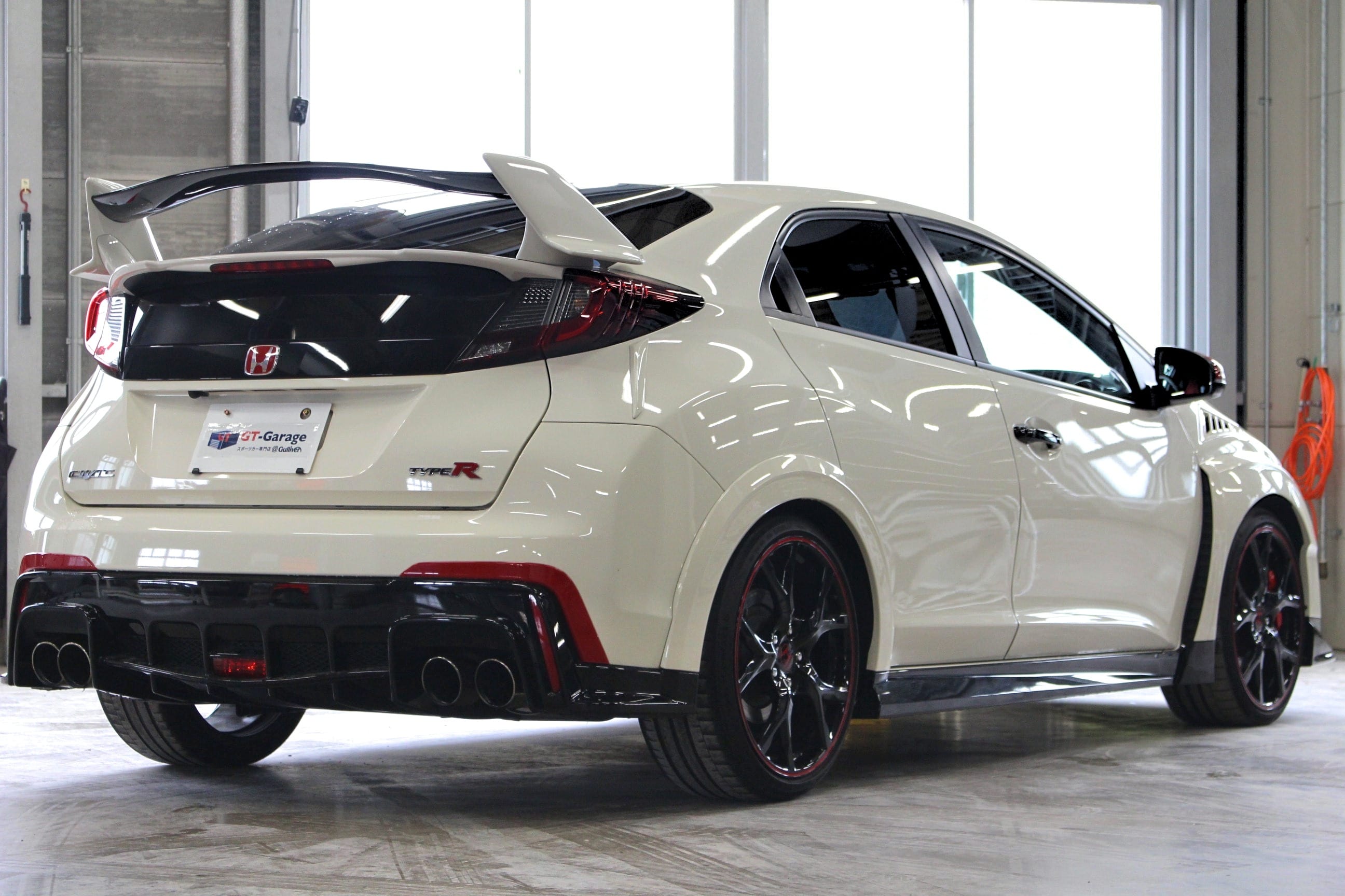 ホンダ　シビック タイプR　FK2　2015　チャンピオンシップホワイト エブロ 1/43 ホンダ シビック タイプR 2015 チャンピオンシップ