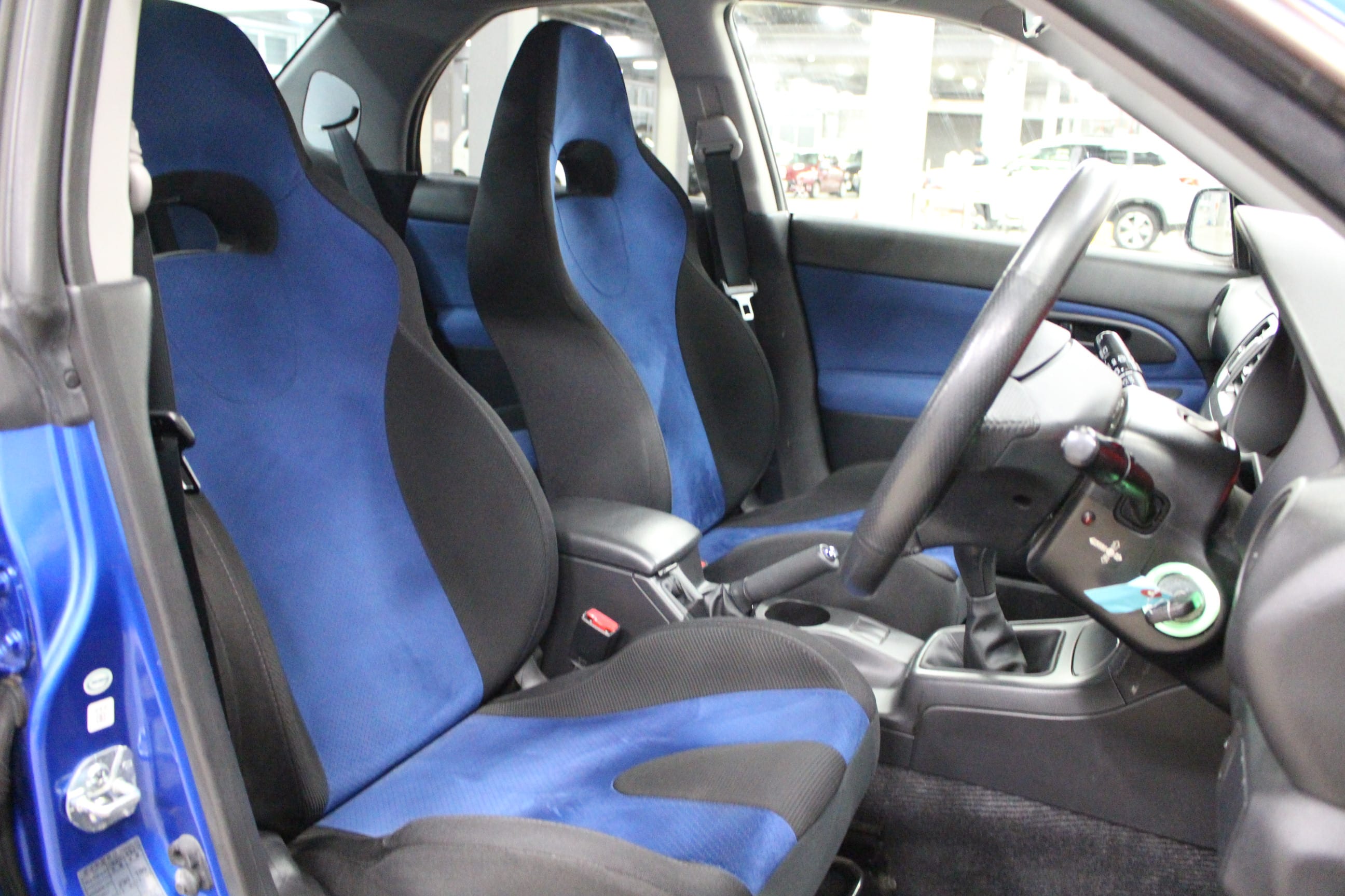 田舎大先生専用　ET-racing DUAL.5 Blue イグニッションモデル 1/18 スバル WRX (CBA-VAB) STI ブルー