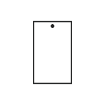 オリジナルオーダー タグ 四角形 55×90