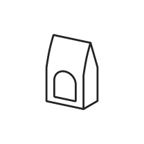 #948ロック式箱(曲面) 窓付