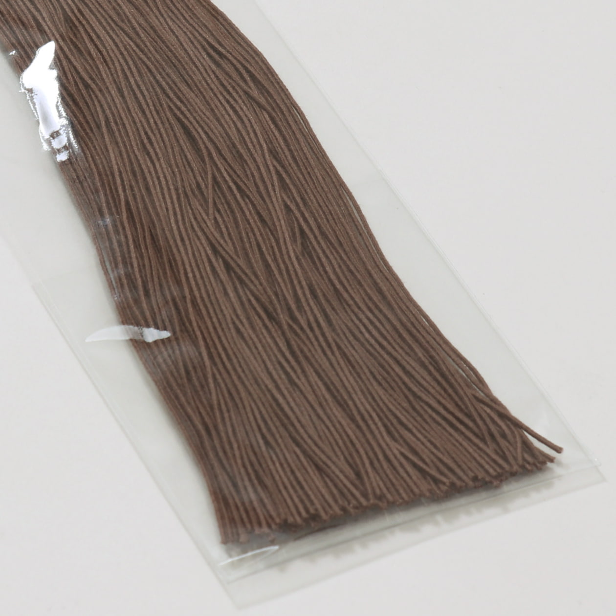 ゴム紐（細）モカ 約30cm 100本入