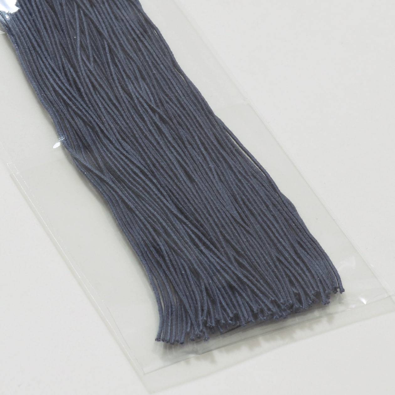 ゴム紐（細）ブルー 約30cm 100本入