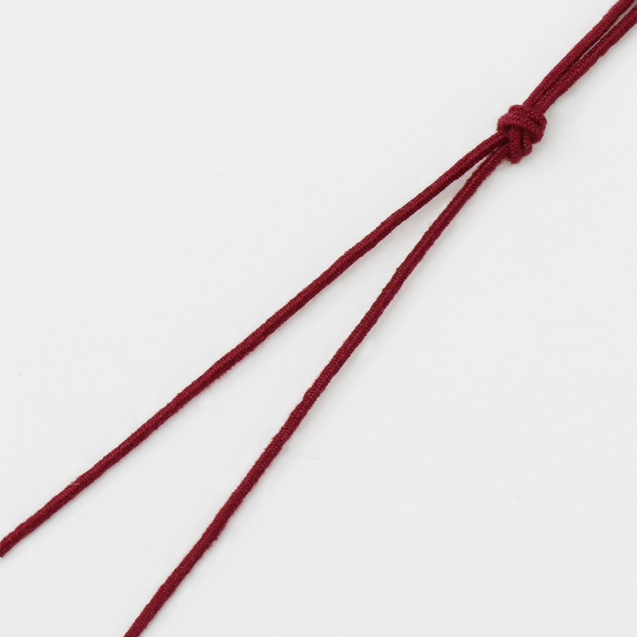 ゴム紐（細）ダークレッド 約30cm 100本入