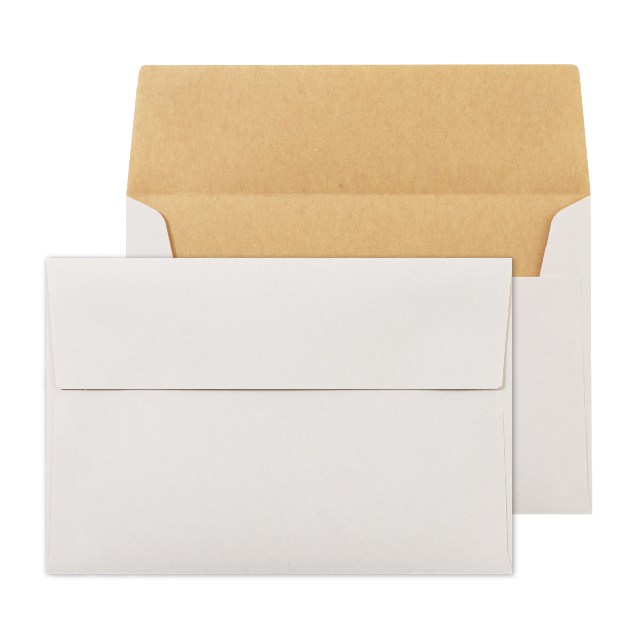 洋1カマス封筒 ホワイトブラウン 100g