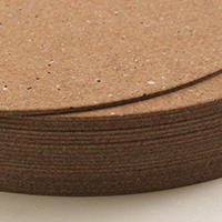 ボード紙ブラウン コースター丸 450g