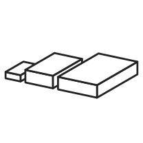 定番の形・サイズのホッチキス箱