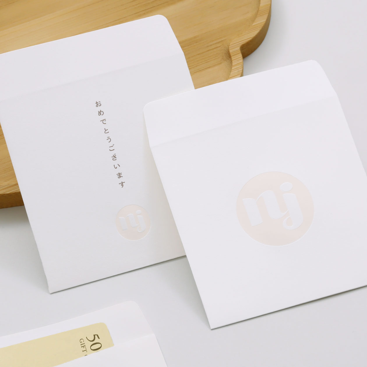 会社からの贈り物に スクエア形のし袋