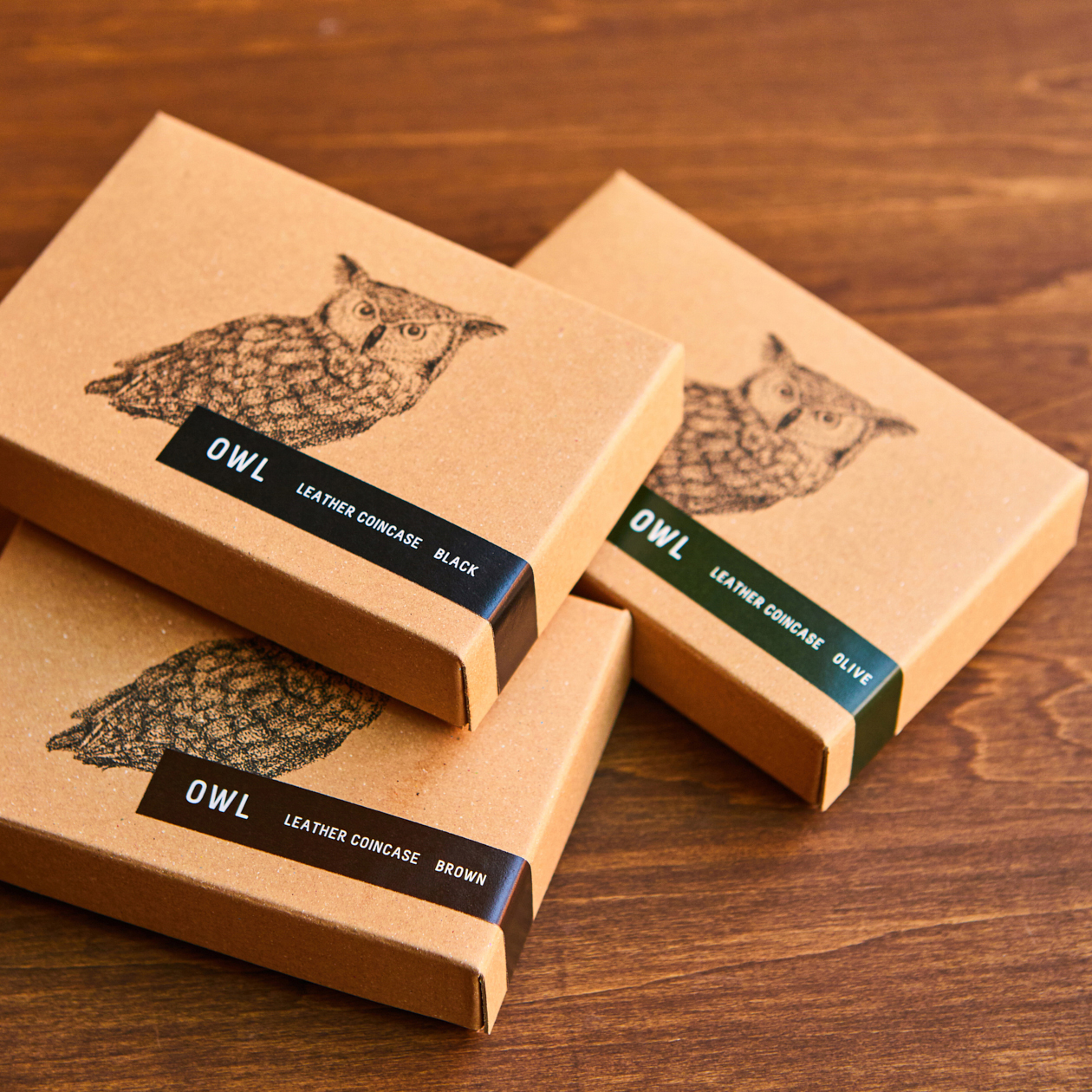 革小物の箱用ラベルシール