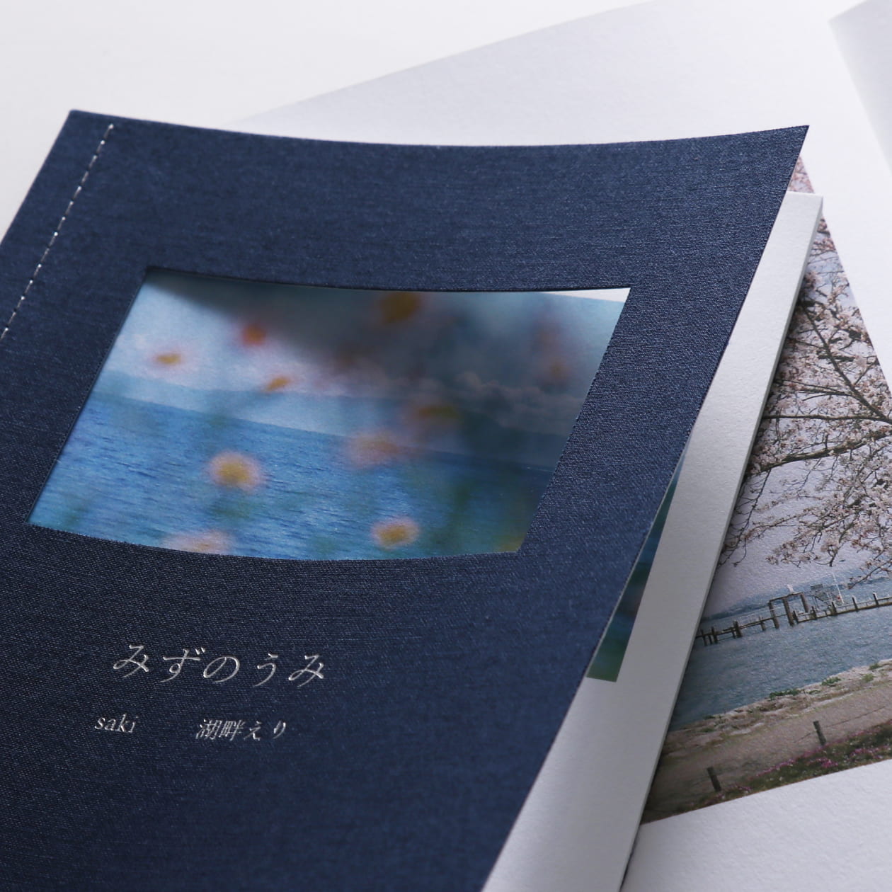 琵琶湖をテーマにした写真集（Fabric インディゴブルー）