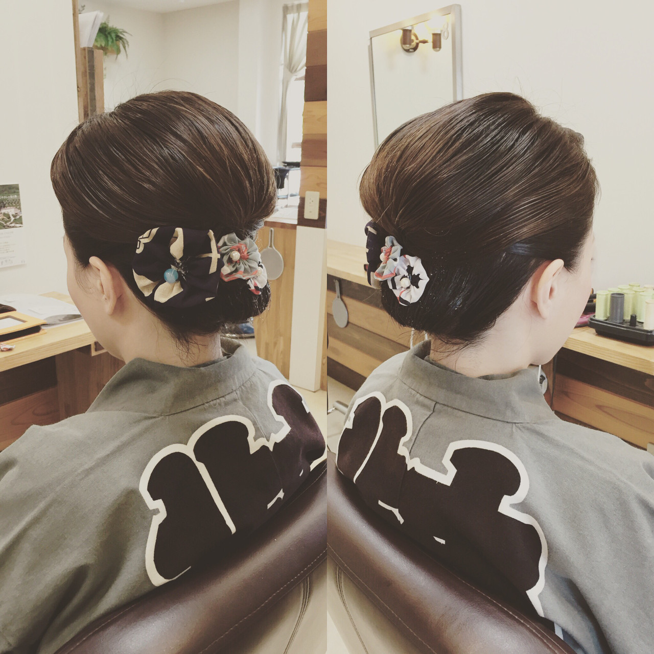 今年は自分でヘアアレンジを施して。着物に似合うヘアアレンジレッスン  いまむ