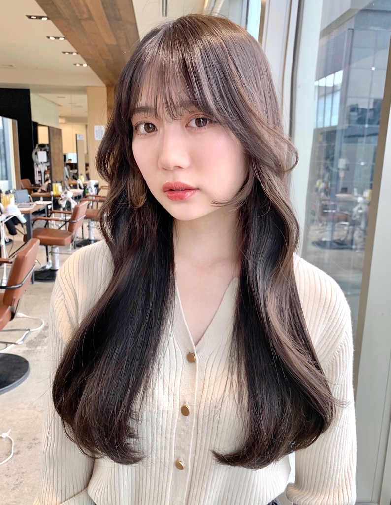 代30代韓国風ヨシンモリエギョモリワンホンくびれ Hs27 ヘアカタログ 髪型 ヘアスタイル Afloat アフロート 表参道 銀座 名古屋の美容室 美容院