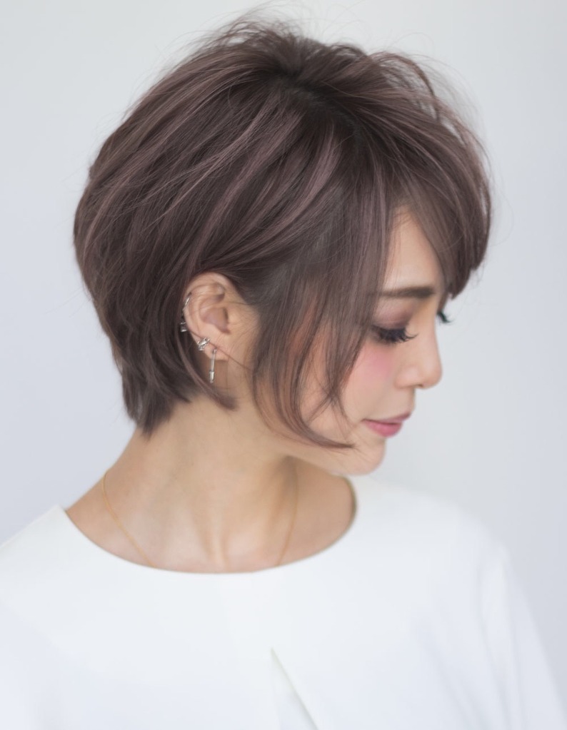 ショート 大人 パーマ