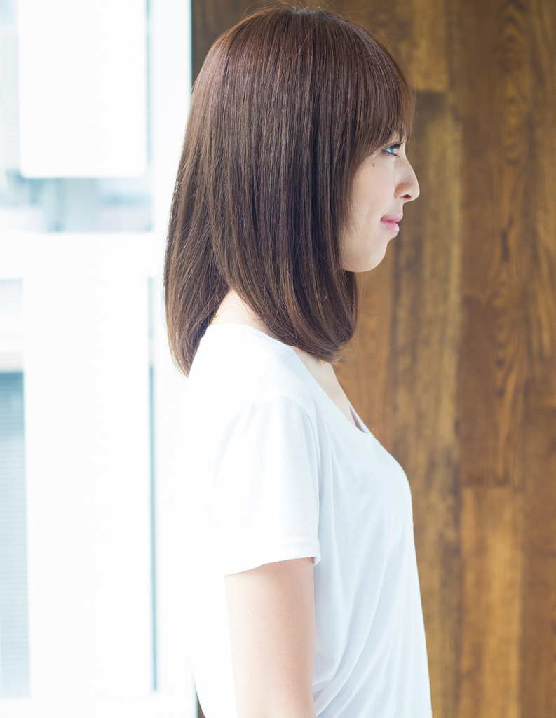 まとまりやすいロングボブ Yg 513 ヘアカタログ 髪型 ヘアスタイル Afloat アフロート 表参道 銀座 名古屋の美容室 美容院