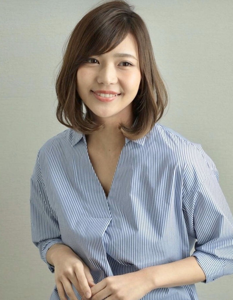 髪型の黄金比で小顔を叶えるひし形シルエットヘア Ko 17 ヘアカタログ 髪型 ヘアスタイル Afloat アフロート 表参道 銀座 名古屋の美容室 美容院