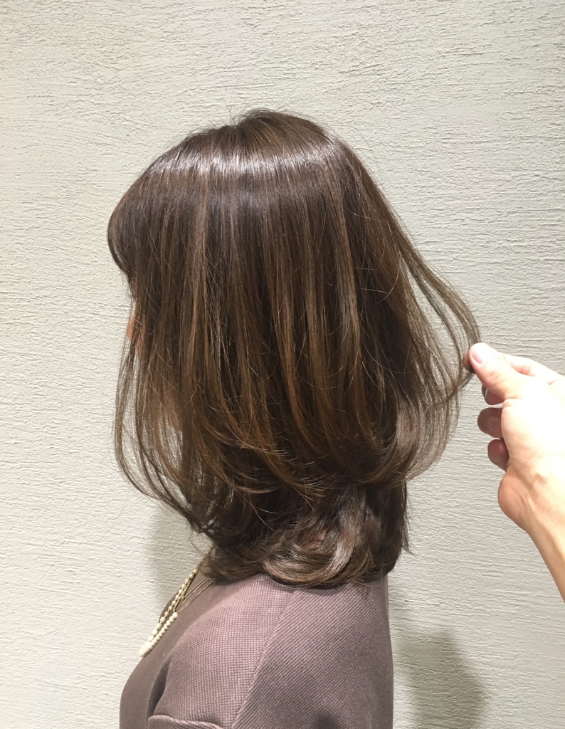 エイジレス マイナス5歳の女性らしいミディアム Ko 19 ヘアカタログ 髪型 ヘアスタイル Afloat アフロート 表参道 銀座 名古屋の美容室 美容院