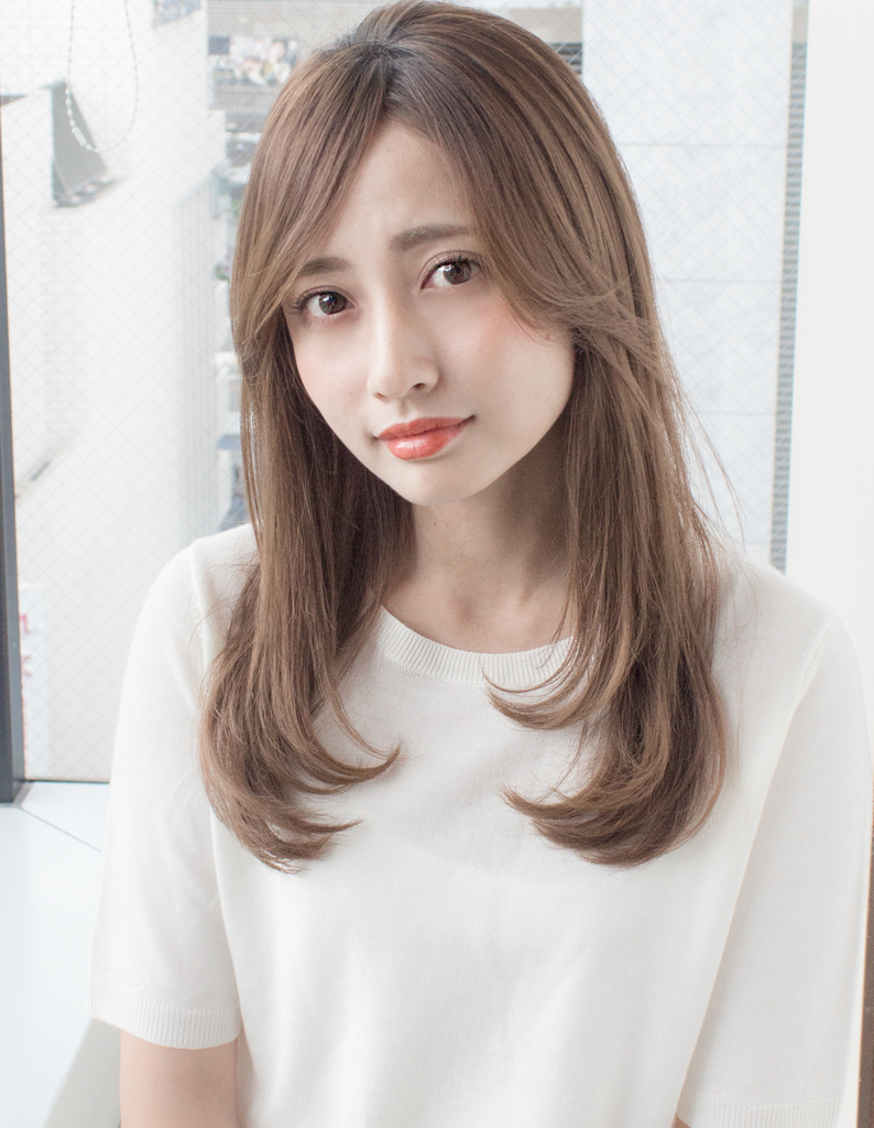 大人かわいいワンカールロング As 160 ヘアカタログ 髪型 ヘアスタイル Afloat アフロート 表参道 銀座 名古屋の美容室 美容院