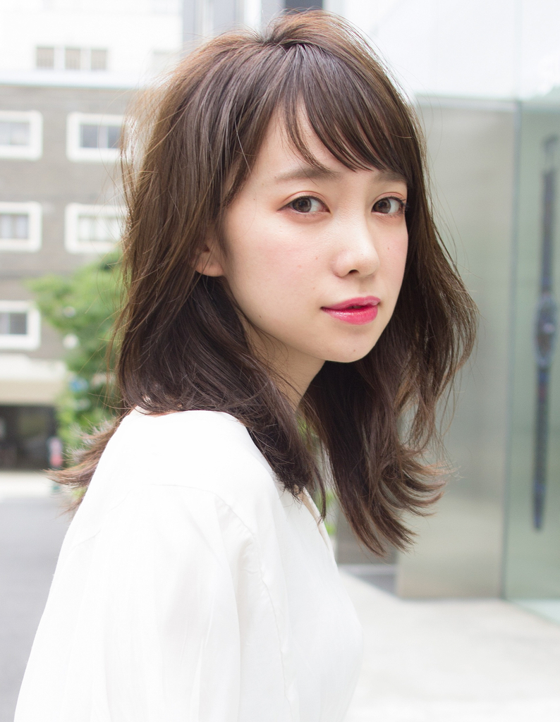 大人かわいい小顔外ハネレイヤー Sh 127 ヘアカタログ 髪型 ヘアスタイル Afloat アフロート 表参道 銀座 名古屋の美容室 美容院