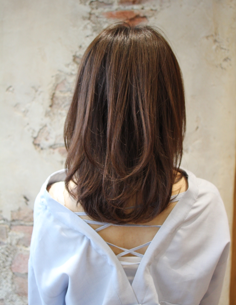 内巻きワンカールミディアム Tk ５４ ヘアカタログ 髪型 ヘアスタイル Afloat アフロート 表参道 銀座 名古屋の美容室 美容院