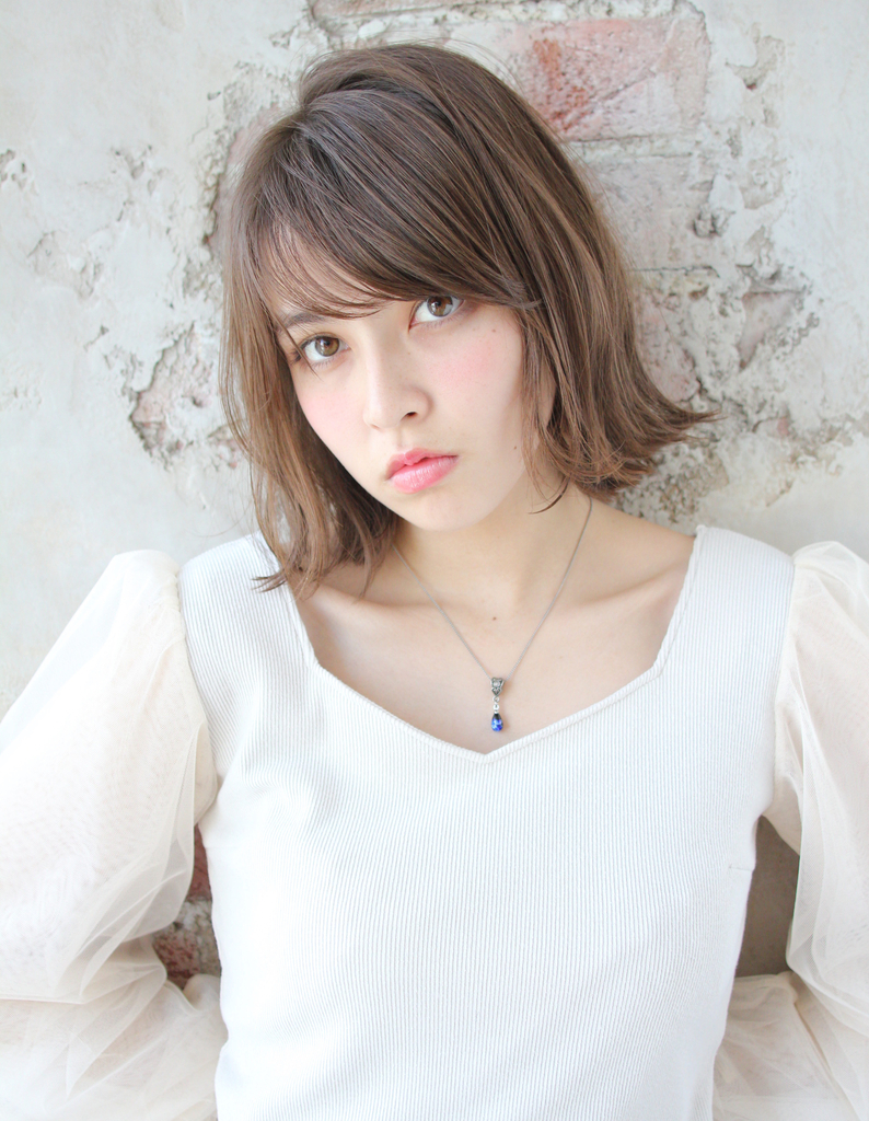 髪型 ボブ 肩上
