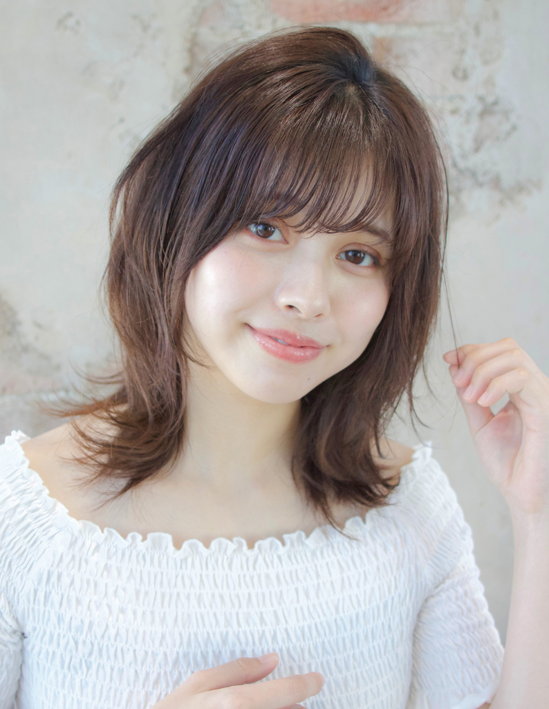 レイヤーをいかしたワンカールくびれスタイル Tk ２５９ ヘアカタログ 髪型 ヘアスタイル Afloat アフロート 表参道 銀座 名古屋の美容室 美容院