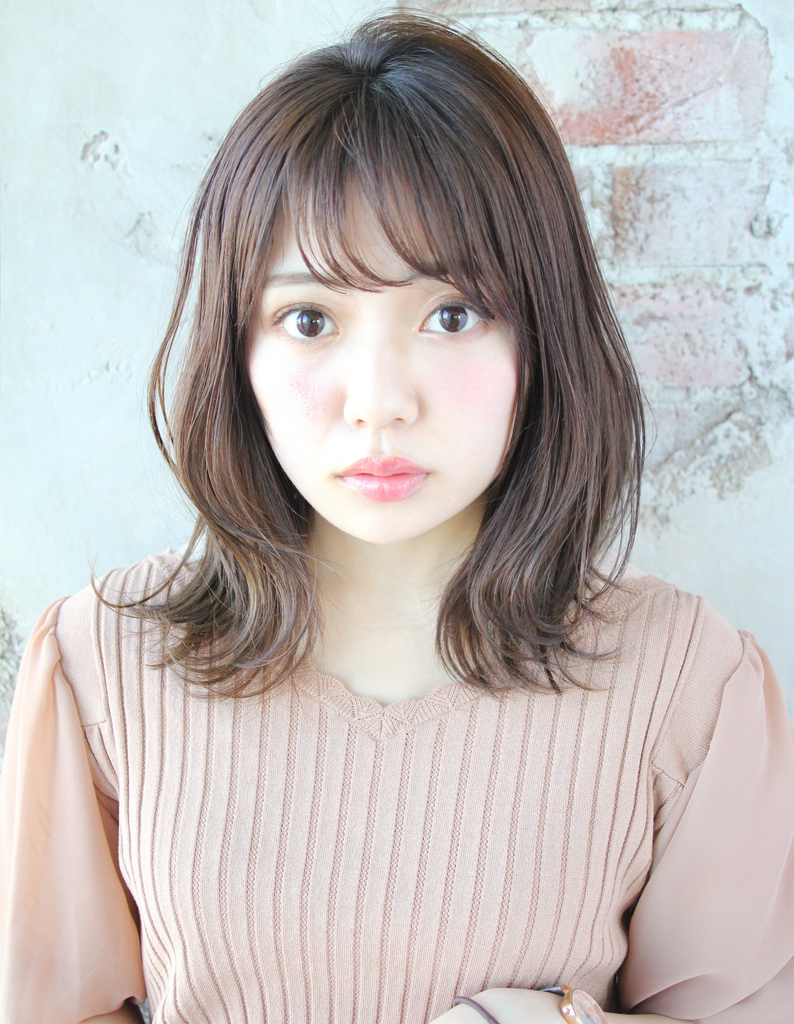 簡単 ふわっと外はねくびれミディ Tk 303 ヘアカタログ 髪型 ヘアスタイル Afloat アフロート 表参道 銀座 名古屋の美容室 美容院
