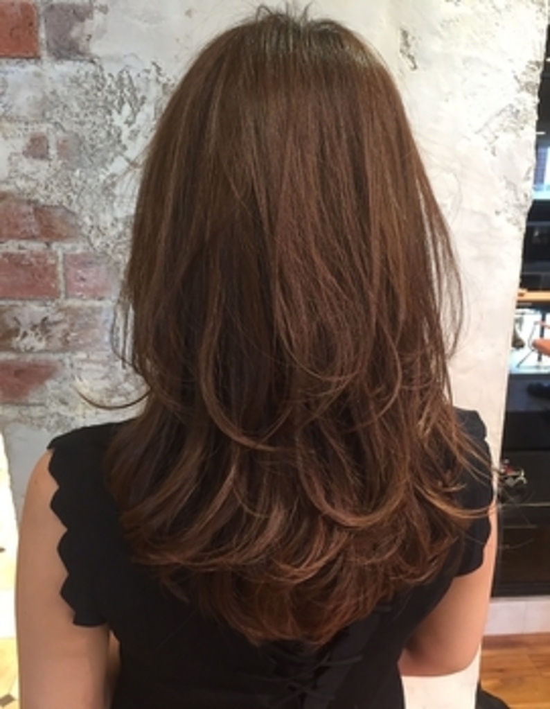 年齢問わず人気 簡単に動きが出るふわっとハイレイヤー Tk ３０７ ヘアカタログ 髪型 ヘアスタイル Afloat アフロート 表参道 銀座 名古屋の美容室 美容院