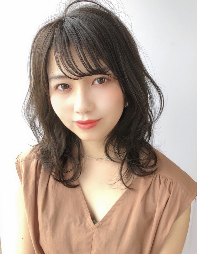 湿気対策にも ゆるふわミディアム Tk ３６７ ヘアカタログ 髪型 ヘアスタイル Afloat アフロート 表参道 銀座 名古屋の美容室 美容院