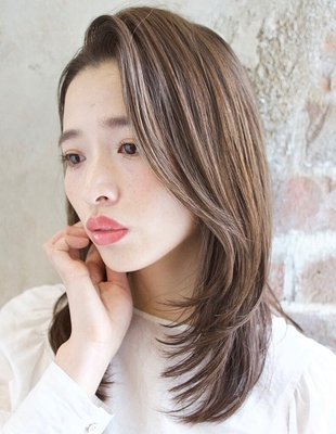 セミロング ロング ヘアスタイル一覧 ヘアカタログ 髪型 ヘアスタイル Afloat アフロート 表参道 銀座 名古屋の美容室 美容院