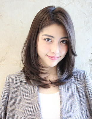 かきあげバング ヘアスタイル一覧 ヘアカタログ 髪型 ヘアスタイル Afloat アフロート 表参道 銀座 名古屋の美容室 美容院