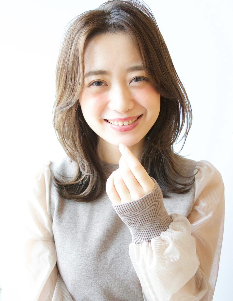 ２way ふわっと内巻き センター分け くびれレイヤー Tk ５７５ ヘアカタログ 髪型 ヘアスタイル Afloat アフロート 表参道 銀座 名古屋の美容室 美容院