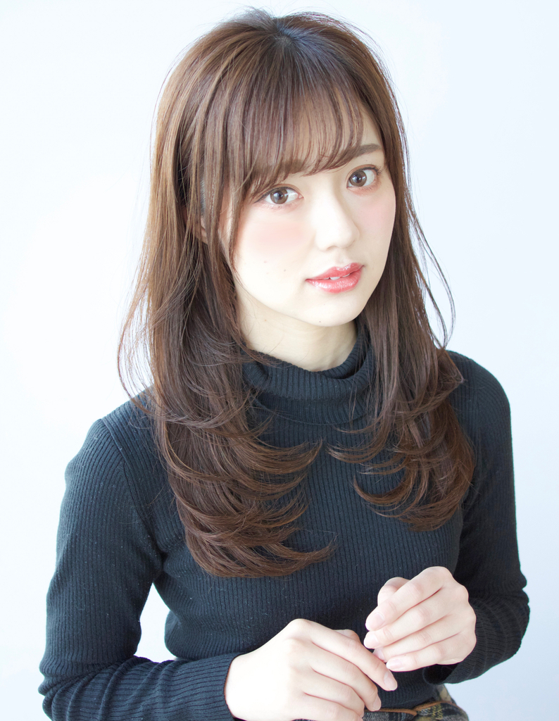 前髪印象が変わる 可愛いor大人２wayバング 小顔レイヤー Tk ５９８ ヘアカタログ 髪型 ヘアスタイル Afloat アフロート 表参道 銀座 名古屋の美容室 美容院