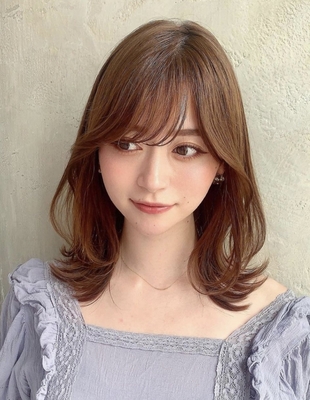 ミディアム セミディ ヘアスタイル一覧 ヘアカタログ 髪型 ヘアスタイル Afloat アフロート 表参道 銀座 名古屋の美容室 美容院