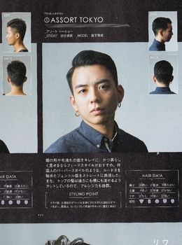 16年 2月 ｒｕｄｏ 男髪無双 ヘアカタログ ヘアスタイル 表参道 外苑前の美容室assort アソート