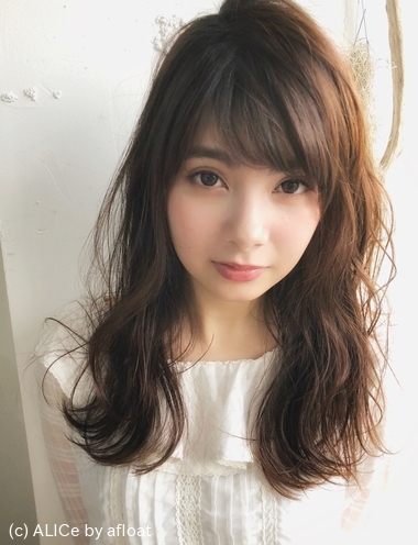 最新のhd小顔 パーマ ロング 最高のヘアスタイルのアイデア