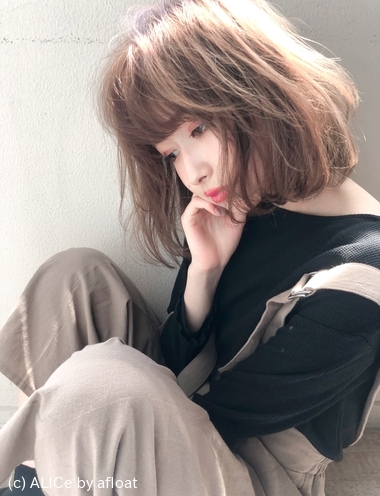 雨 梅雨 湿気対策 パーマで解決 内巻きワンカールパーマボブa784