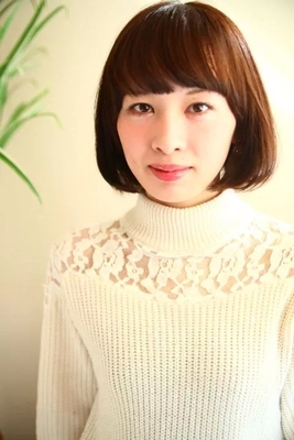 耳かけボブヘア