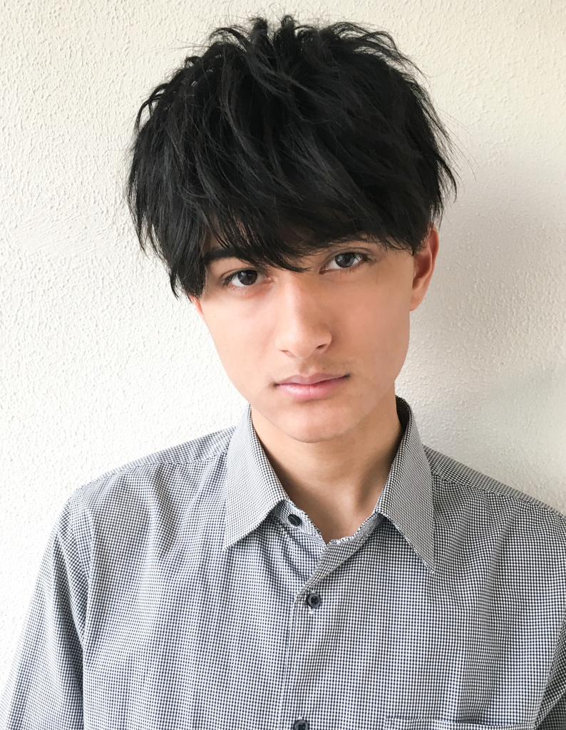 メンズ 髪型 流し