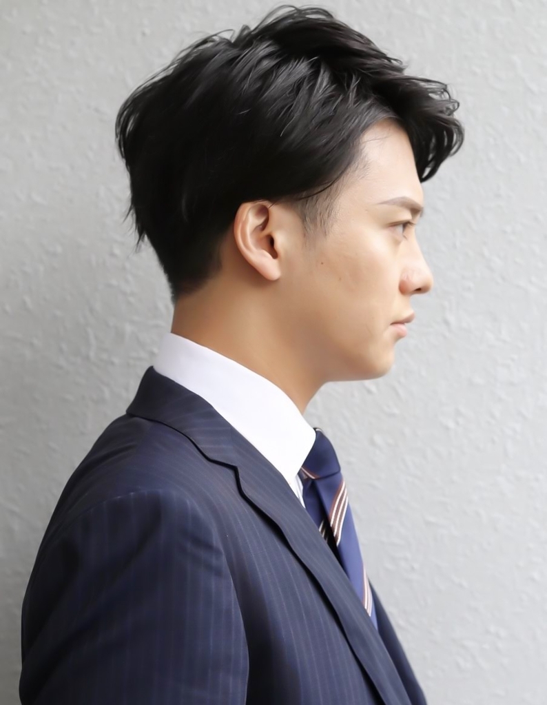 メンズ好印象社会人ビジネス刈り上げショート人気スーツ 髪型 Ns 219 ヘアカタログ 髪型 ヘアスタイル Afloat アフロート 表参道 銀座 名古屋の美容室 美容院