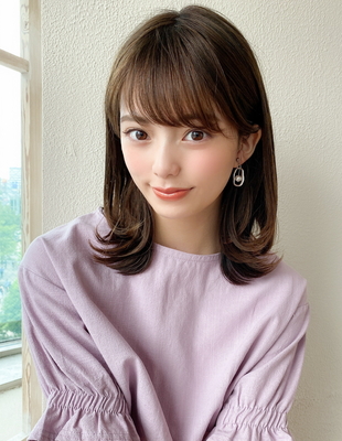 丸顔 似合う髪型 ヘアスタイル一覧 ヘアカタログ 髪型 ヘアスタイル Afloat アフロート 表参道 銀座 名古屋の美容室 美容院