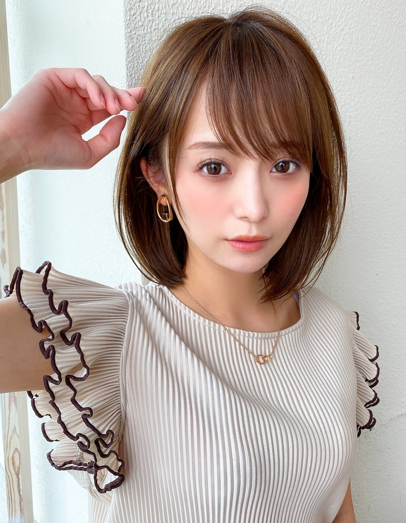 大人かわいい 前下がりボブ レイヤーボブ ひし形シルエット Ki 4 ヘアカタログ 髪型 ヘアスタイル Afloat アフロート 表参道 銀座 名古屋の美容室 美容院