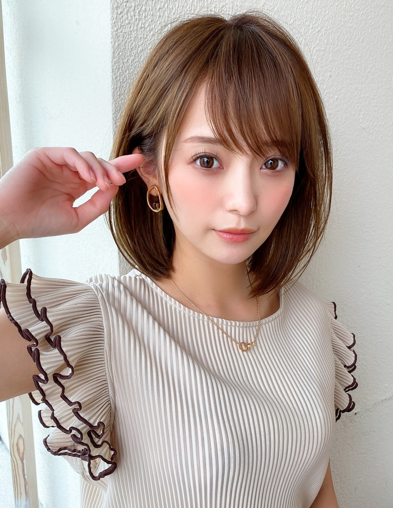 大人可愛い ひし形シルエット 前下がりボブ 縮毛矯正 髪質改善 Ki 2 ヘアカタログ 髪型 ヘアスタイル Afloat アフロート 表参道 銀座 名古屋の美容室 美容院
