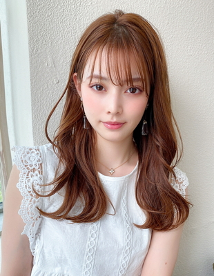 セミロング ロング ヘアスタイル一覧 ヘアカタログ 髪型 ヘアスタイル Afloat アフロート 表参道 銀座 名古屋の美容室 美容院