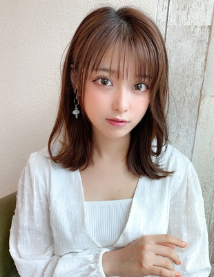 丸顔 似合う髪型 ヘアスタイル一覧 ヘアカタログ 髪型 ヘアスタイル Afloat アフロート 表参道 銀座 名古屋の美容室 美容院