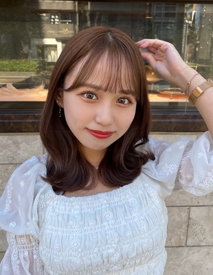 丸顔 似合う髪型 ヘアスタイル一覧 ヘアカタログ 髪型 ヘアスタイル Afloat アフロート 表参道 銀座 名古屋の美容室 美容院