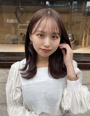 セミロング ロング ヘアスタイル一覧 ヘアカタログ 髪型 ヘアスタイル Afloat アフロート 表参道 銀座 名古屋の美容室 美容院